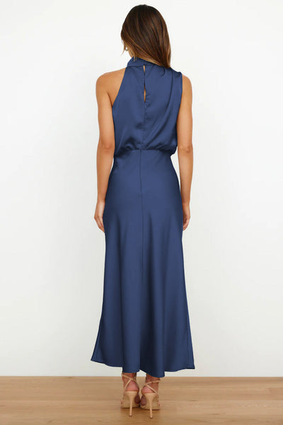 Lydia | Robe longue à col halter