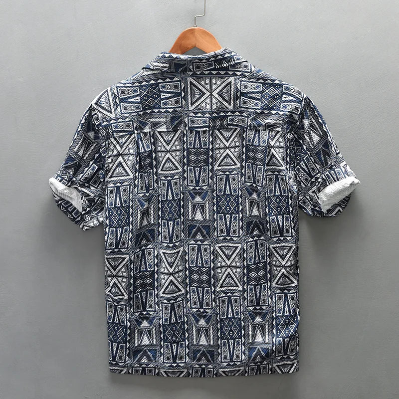 Jonah - Chemise Imprimée Numériquement - Coupe Décontractée - Hommes