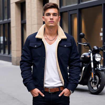 Stéphane - Manteau homme vintage