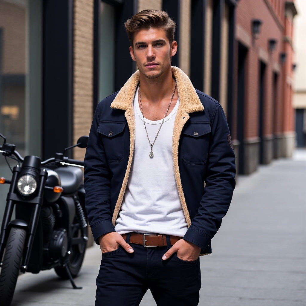 Stéphane - Manteau homme vintage