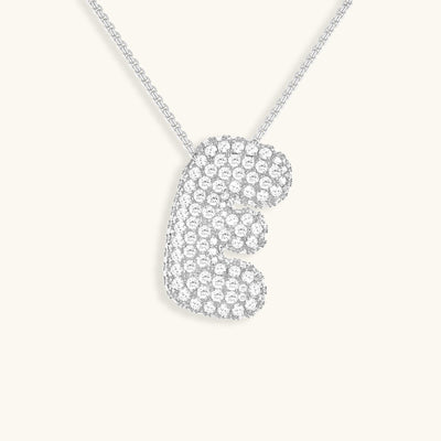 Collier Initiale Diamant – Bubble