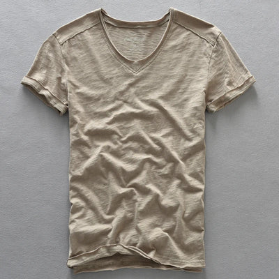 Claus - T-shirt à col en V - Confortable - Homme