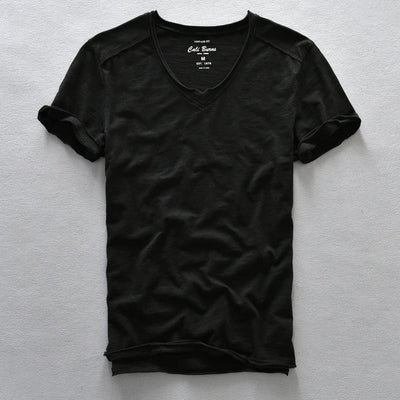 Claus - T-shirt à col en V - Confortable - Homme