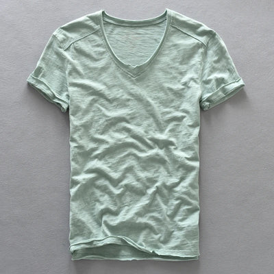Claus - T-shirt à col en V - Confortable - Homme
