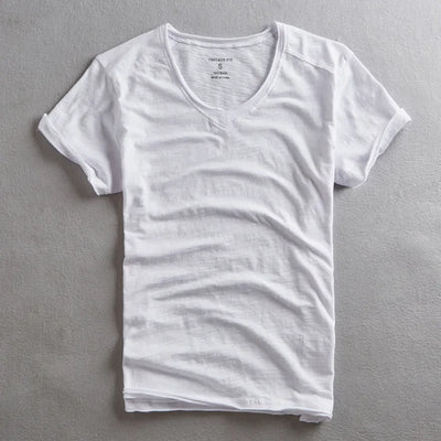 Claus - T-shirt à col en V - Confortable - Homme