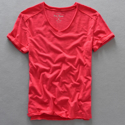 Claus - T-shirt à col en V - Confortable - Homme