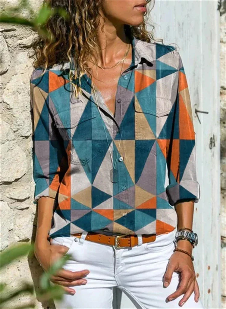 Séverine - Blouse Joyeuse Avec Coupe Ludique