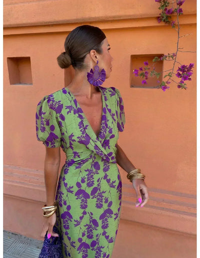 Hariette | Robe à fleurs raffinée
