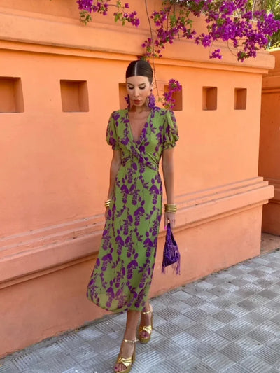 Hariette | Robe à fleurs raffinée