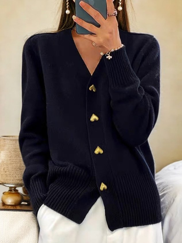 Élina - Cardigan automne chaud femme