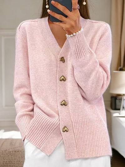 Élina - Cardigan automne chaud femme