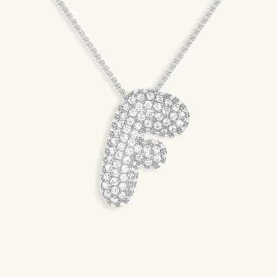 Collier Initiale Diamant – Bubble