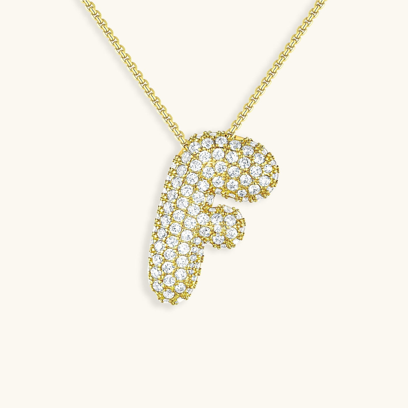 Collier Initiale Diamant – Bubble