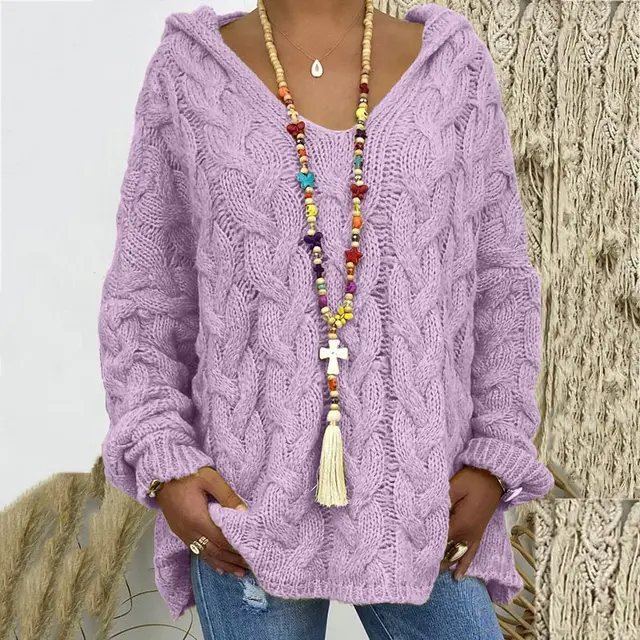 Nora - Pull doux col roulé automne femme