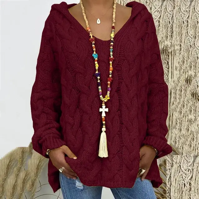 Nora - Pull doux col roulé automne femme