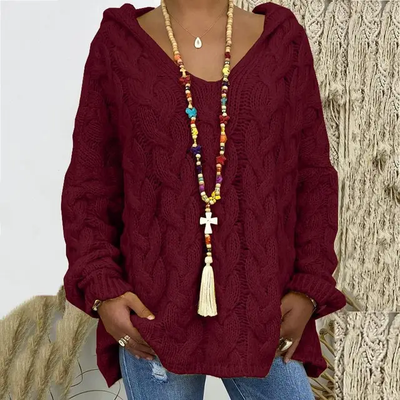 Nora - Pull doux col roulé automne femme