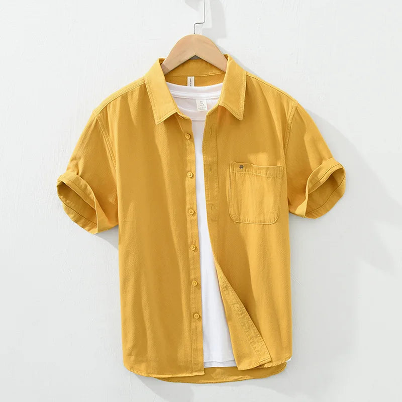 Nolan - Chemise à Manches Courtes - Confortable - Hommes