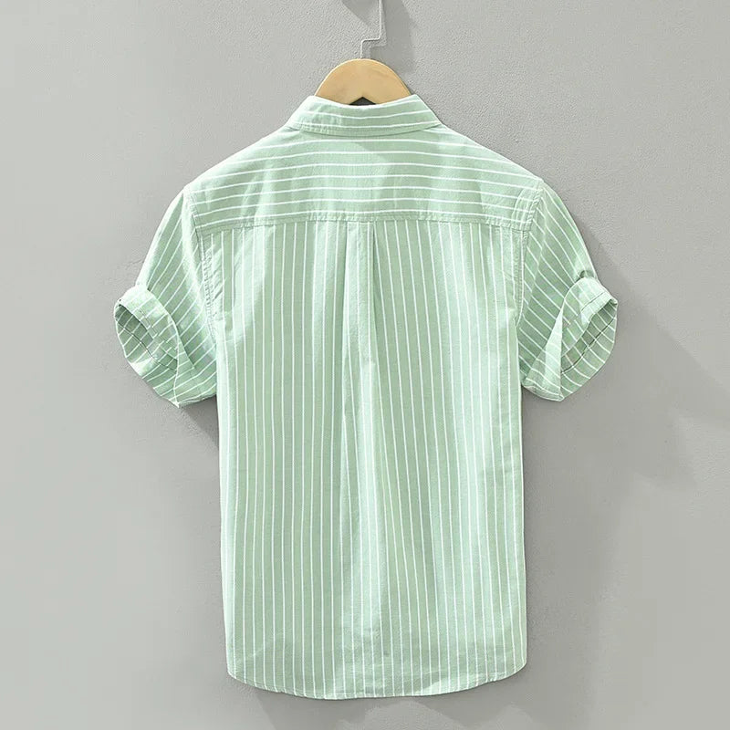 Blaine - Chemise à Rayures Décontractée - Intemporelle - Hommes