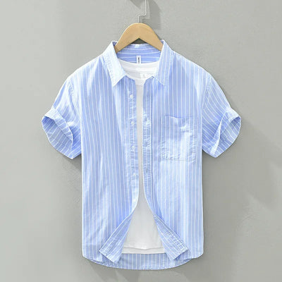 Blaine - Chemise à Rayures Décontractée - Intemporelle - Hommes