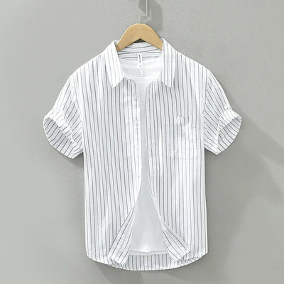 Blaine - Chemise à Rayures Décontractée - Intemporelle - Hommes