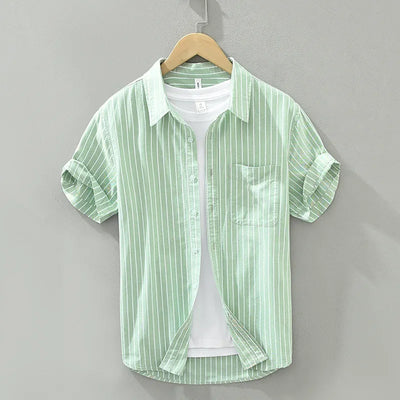 Blaine - Chemise à Rayures Décontractée - Intemporelle - Hommes