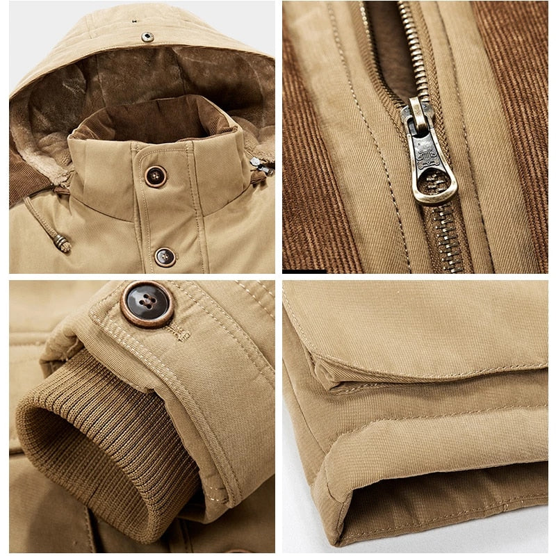Jean - Manteau hommes d'hiver classique