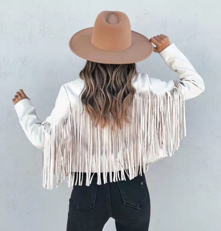Sofia - Veste Femme À Franges