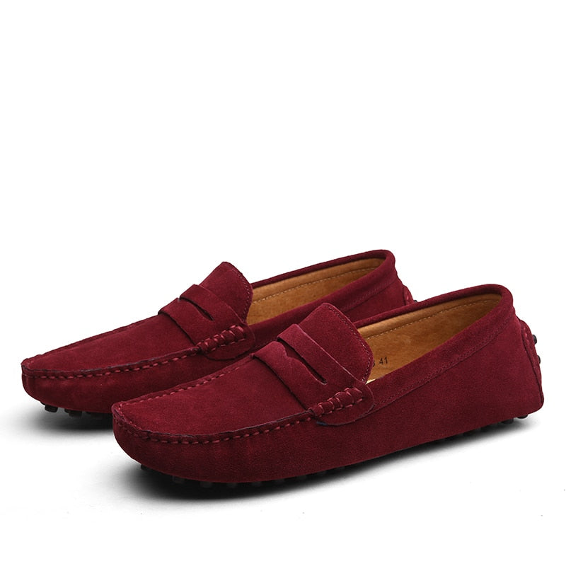 Gio - Mocassins Homme suède italiens