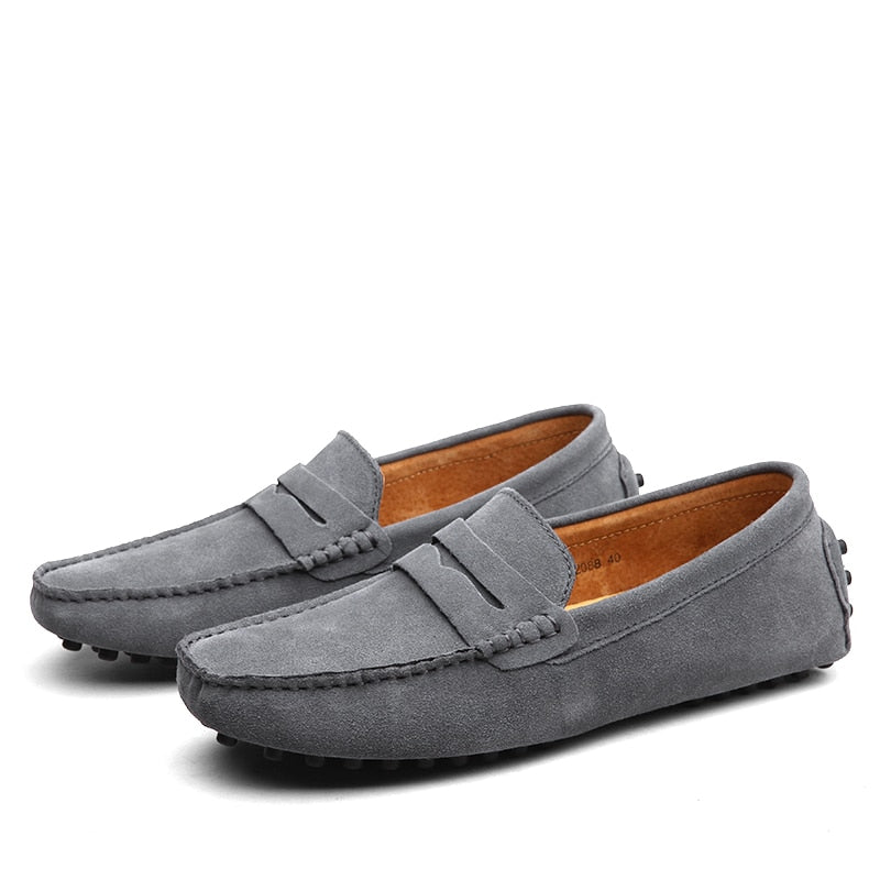 Gio - Mocassins Homme suède italiens