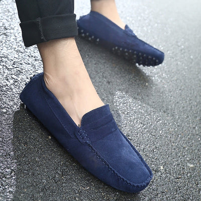 Gio - Mocassins Homme suède italiens