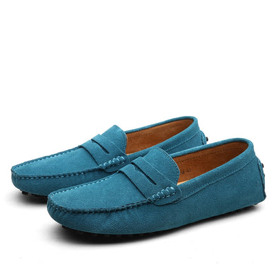 Gio - Mocassins Homme suède italiens