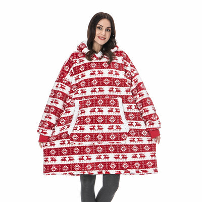 Mila - Pull femme plaid oversize
