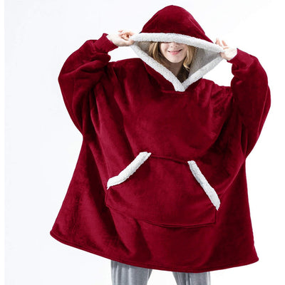 Mila - Pull femme plaid oversize