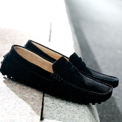 Gio - Mocassins Homme suède italiens