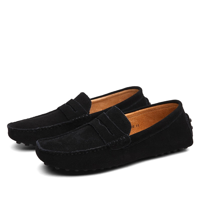Gio - Mocassins Homme suède italiens