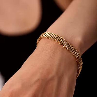 Bracelet Chaîne Dorée Imara