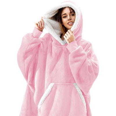 Mila - Pull femme plaid oversize
