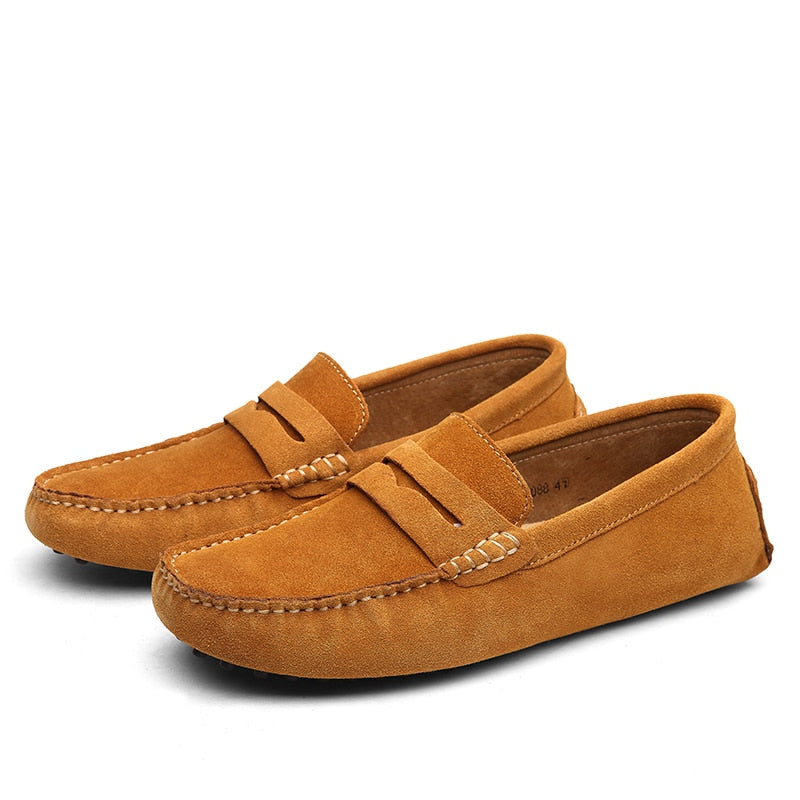 Gio - Mocassins Homme suède italiens