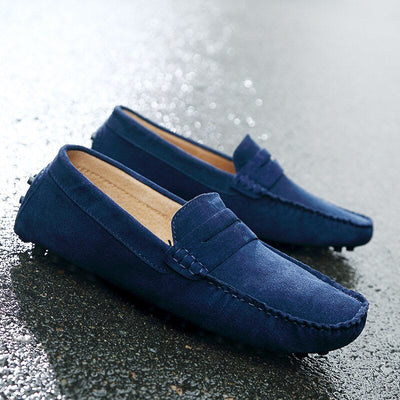 Gio - Mocassins Homme suède italiens