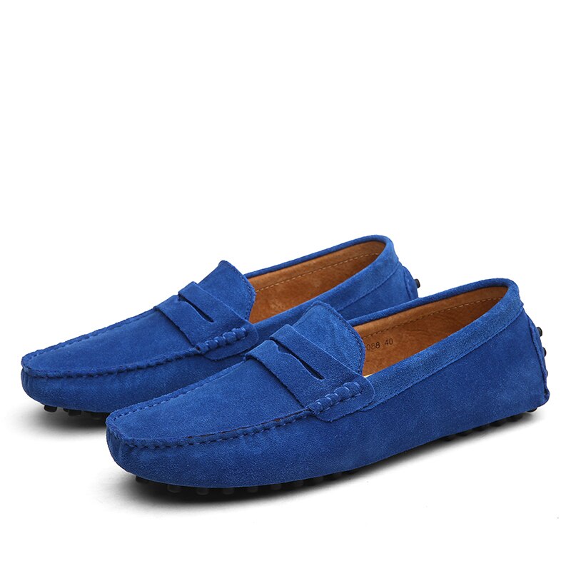 Gio - Mocassins Homme suède italiens