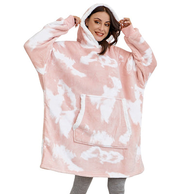 Mila - Pull femme plaid oversize