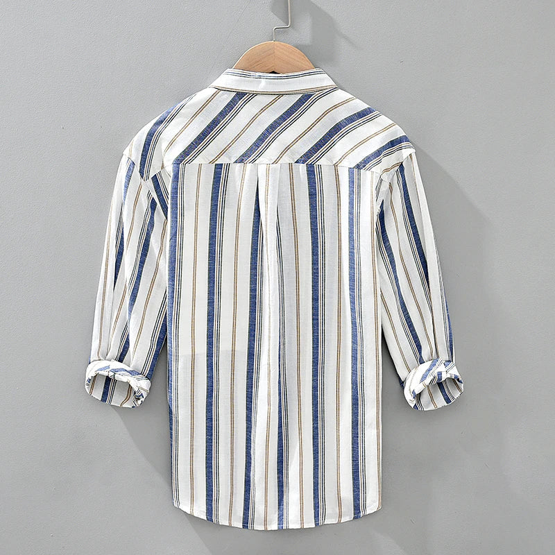 Barrett - Chemise Casual Rayée - Intemporelle - Hommes