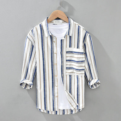 Barrett - Chemise Casual Rayée - Intemporelle - Hommes