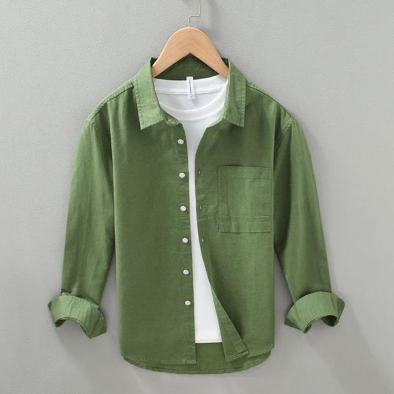 Dane - Chemise en lin - Décontracté - Hommes