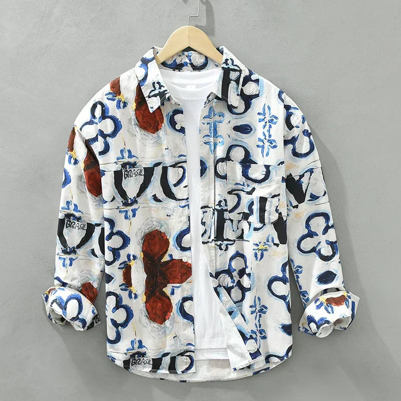 Faisal - Chemise en Coton - Élégant - Hommes