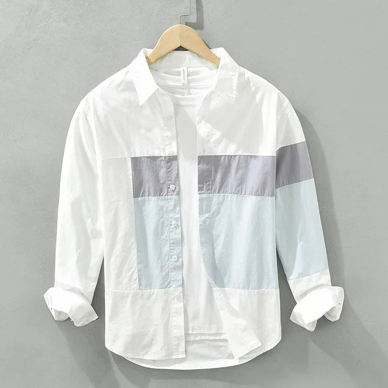 Carson - Chemise Patchwork - Moderne - Hommes