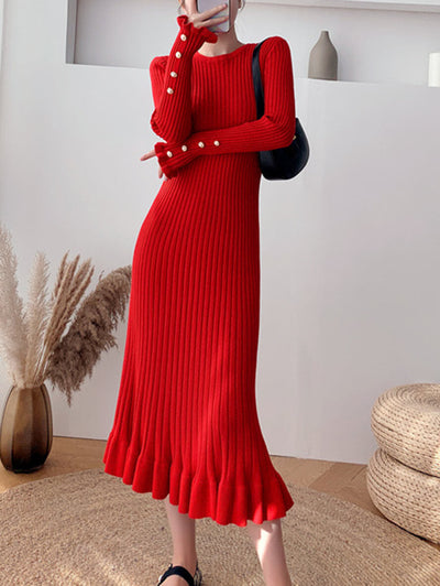 Vicky - Robe Midi Élégante - Coupe Bodycon - Femmes