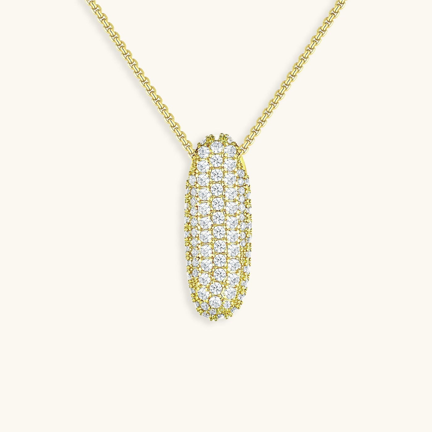 Collier Initiale Diamant – Bubble