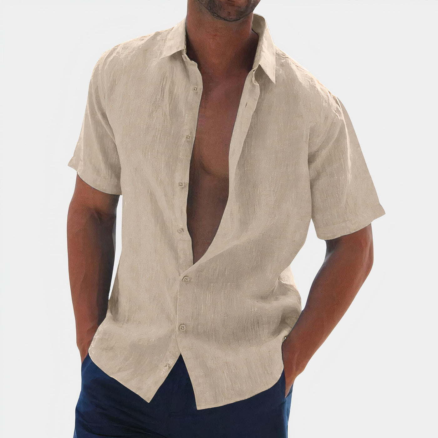 Noah - Chemise en lin - Décontractée - Hommes