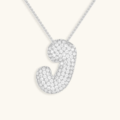 Collier Initiale Diamant – Bubble